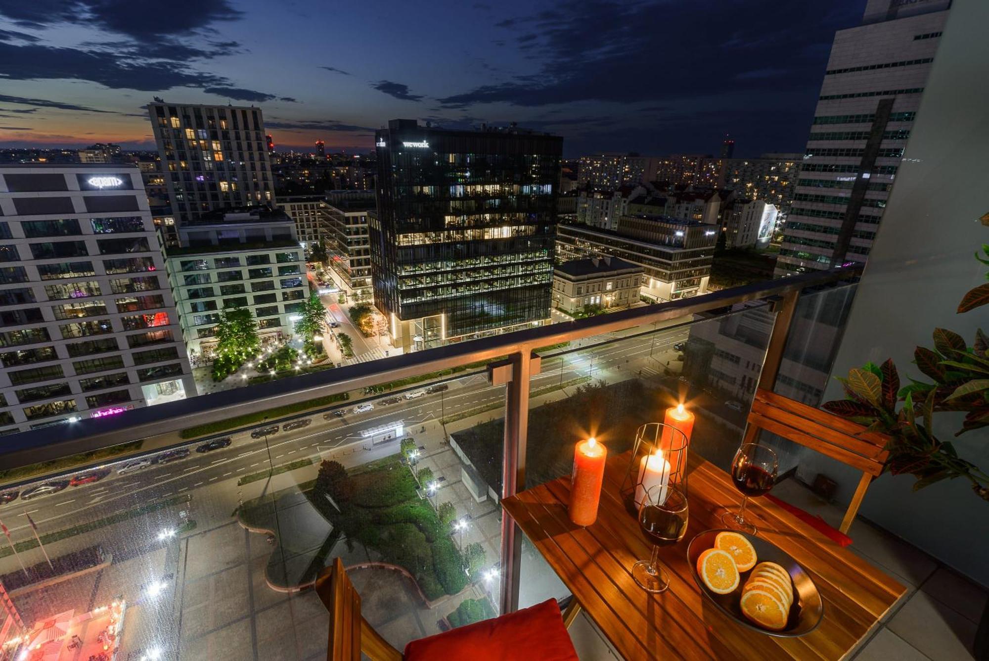 Lumina Apart With Balcony Platinum Tower Varsavia Esterno foto