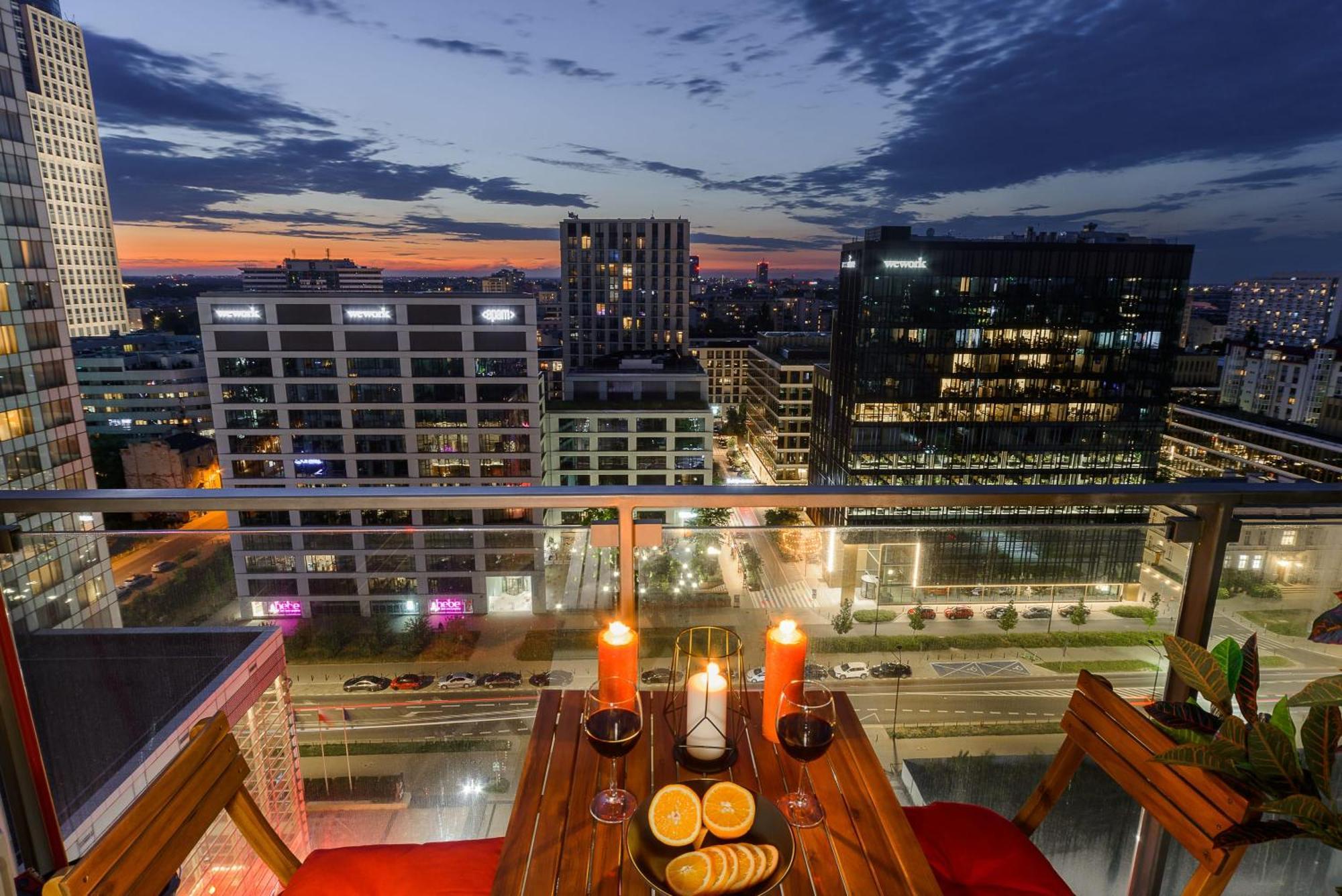 Lumina Apart With Balcony Platinum Tower Varsavia Esterno foto