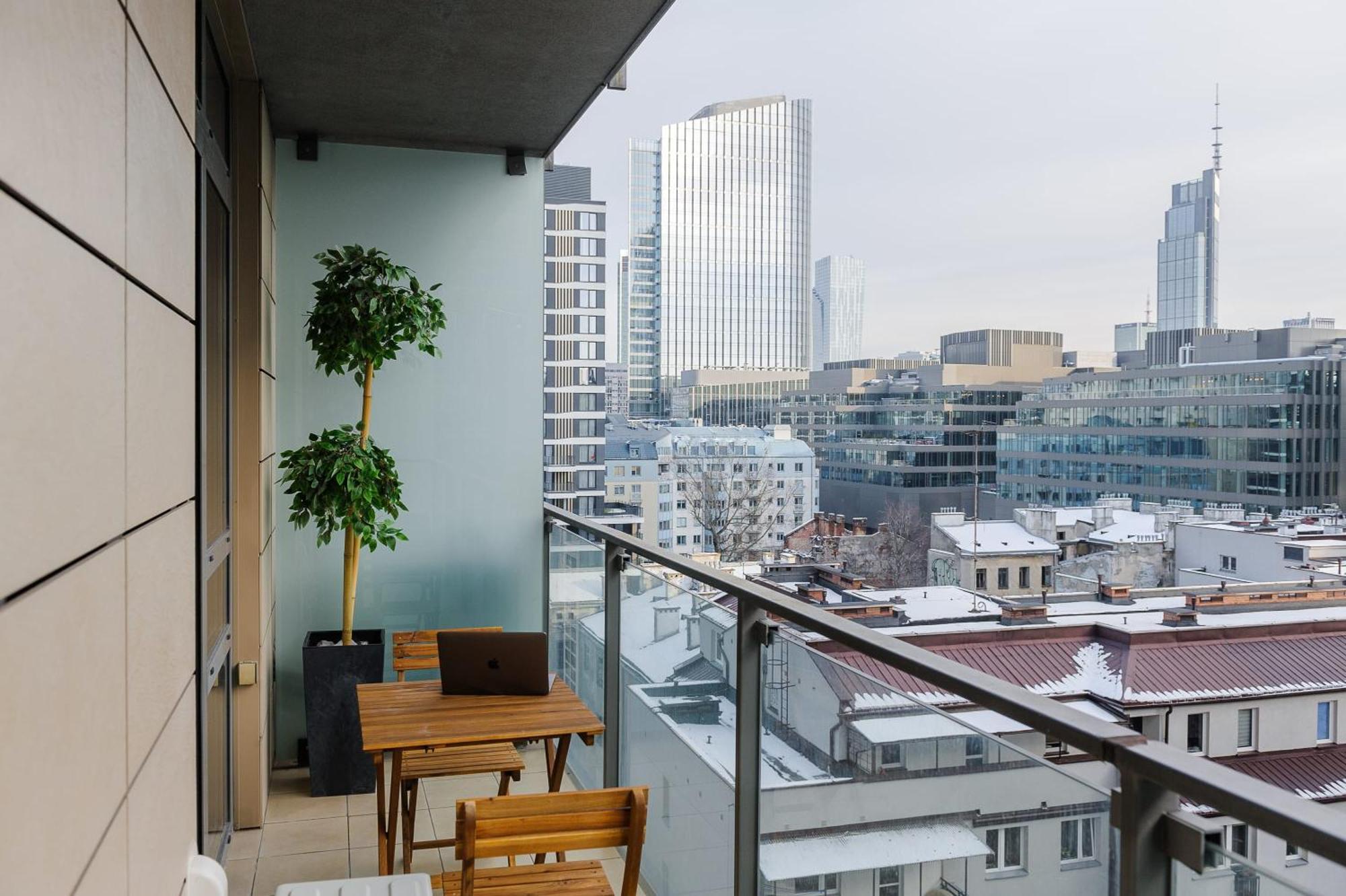 Lumina Apart With Balcony Platinum Tower Varsavia Esterno foto